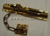 Antique Victorian brass Night security door latch 20